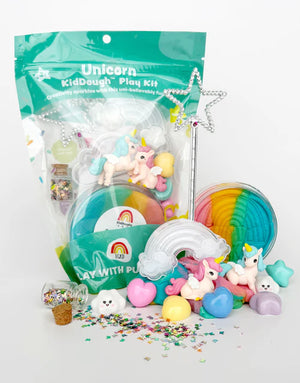 KidDough Sensory Play Kit / Unicorn - Rainbow Sherbet