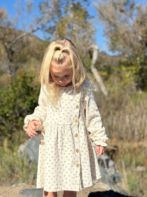 Vignette Charlotte Dress / Ivory Acorns
