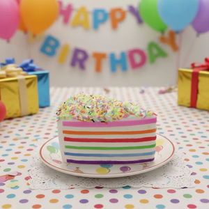 Rainbow Cake Squishy