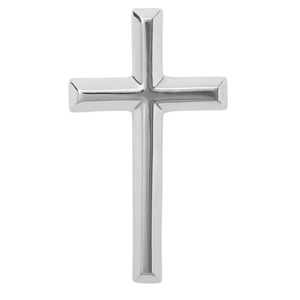 Elegant Baby Ceramic Silver Cross