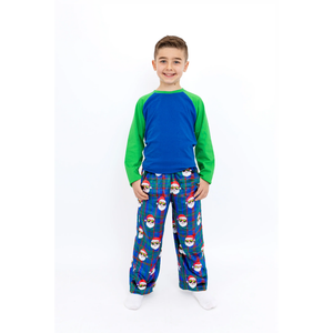 Cool Santa Boy's Plush Pajama Pants