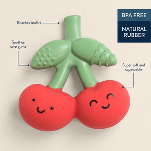 Itzy Bitzy Comfort Crew Teether - Cherries