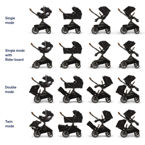 Nuna DEMI Next Stroller + Rider Board