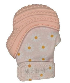 Munch Mitt Teether / Pink Daisies