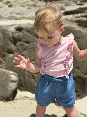 Vignette Lark Ruffle Onesie