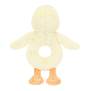 Jellycat Bashful Duckling Ring Rattle
