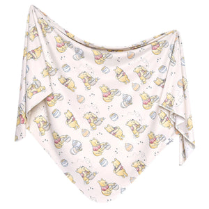 Copper Pearl Knit Swaddle Blanket / Hunny