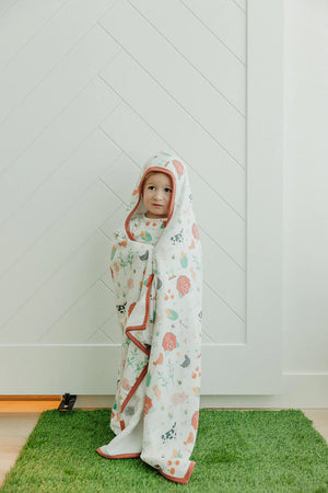 Copper Pearl Premium Hooded Towel / Farmstead