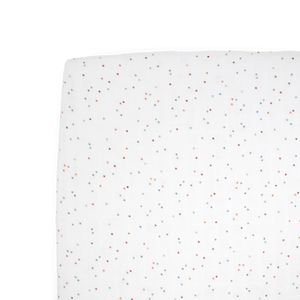 Little Unicorn Cotton Muslin Crib Sheet / Dots
