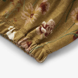 Milkbarn Luxe Stretch Gown & Hat Set / 0-3 Months - Wildflower