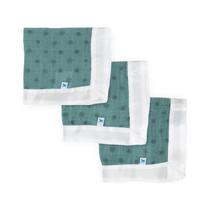 Little Unicorn Cotton Muslin Security Blanket 3 Pack / Wallflower