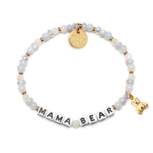 Little Words Project Mama Bear Charm Bracelet / White