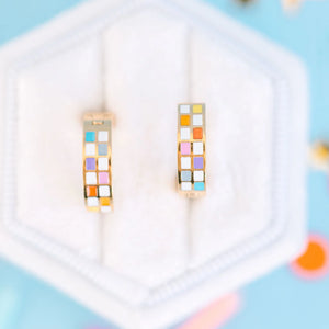 Pierced Huggie Earrings