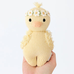cuddle+kind Baby Animal - Ivory Floral Duckling