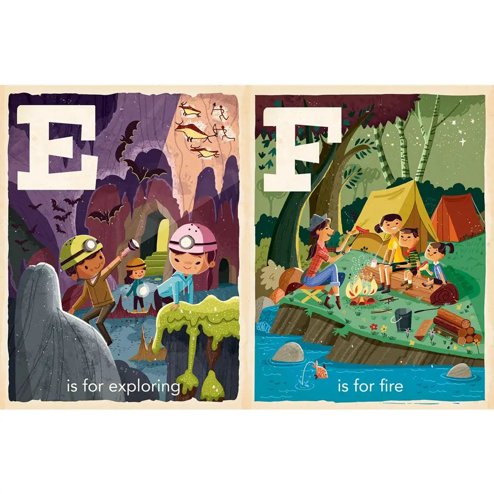 C is for Camping: A Camping Alphabet Board Book