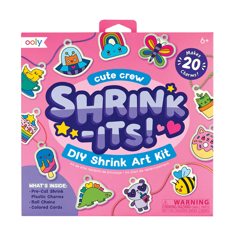 Ooly Shrink-its! DIY Shrink Art Kit - Cute Crew