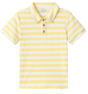 Me & Henry Shipping Polo / Lemon Stripe
