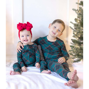 Lev Baby Long Sleeve PJ Set / Gabriel Plaid