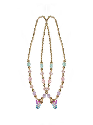 Butterfly BFF Necklace Set