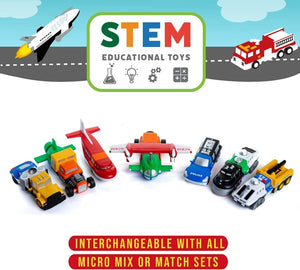 Popular Play Things Micro Mix or Match / Vehicle - Set 2