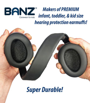 BANZ Baby Hearing Protection Earmuffs / Onyx