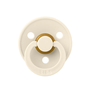 BIBS Round Single Pacifier / Size 1 (0-6 Months)