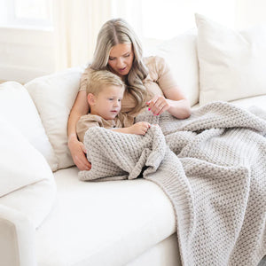 Saranoni Waffle Knit XL Throw Blanket (60"x80")