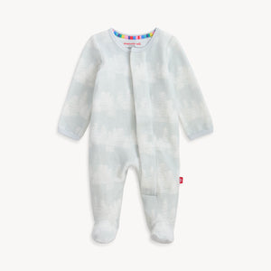 Magnetic Me Velour Magnetic Footie / Birch Trees