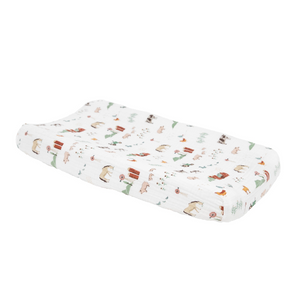 Little Unicorn Cotton Muslin Changing Pad Cover / Farmyard