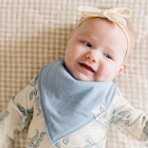Copper Pearl Bandana Bibs / Gemma in Tan
