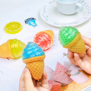 Ice Cream Soft Squeeze Water Bead Toy