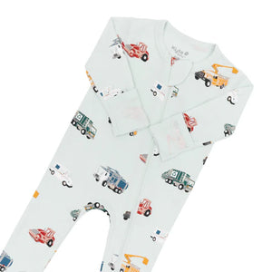 Kyte Baby Zippered Footie / City Vehicles