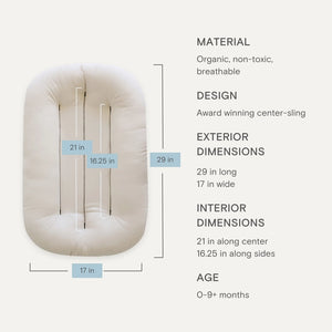 Snuggle Me Organic Infant Bare Lounger