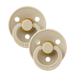 BIBS Round Pacifier 2-Pack / Size 1 (0-6 Months)