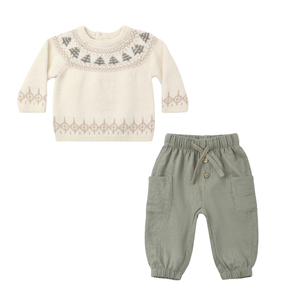 Quincy Mae Rex Sweater + Luca Pant Set