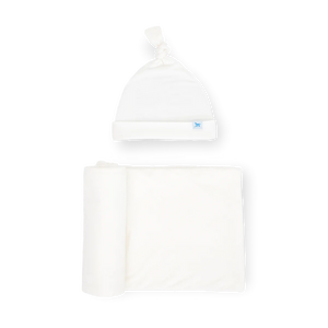 Little Unicorn Stretch Knit Hat & Swaddle Set