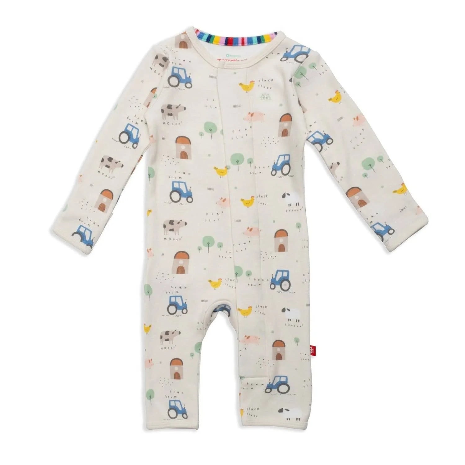 Magnetic Me Organic Cotton Magnetic Fuss Free Coverall / Pasture Bedtime
