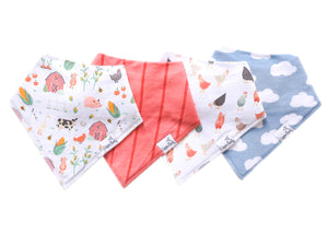 Copper Pearl Bandana Bibs / Farmstead
