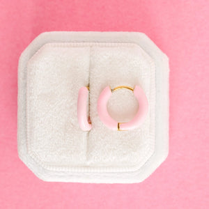 Pierced Huggie Earrings