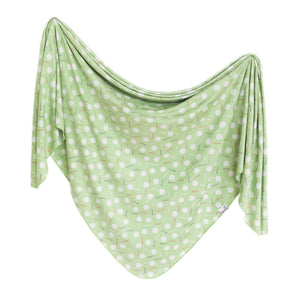 Copper Pearl Knit Swaddle Blanket / Bogey