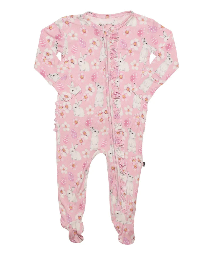 Lev Baby Zippered Footie / Daisy