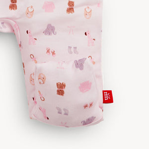 Magnetic Me Modal Convertible Coverall / Pink Nursery Nostalgia