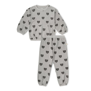 Organic Tee & Pant Slouch Set / Woodland Bear