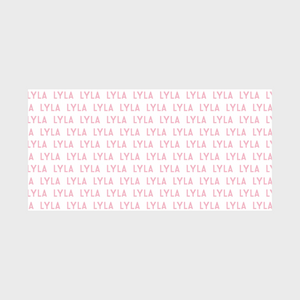 Personalized Towel | Repeating Name