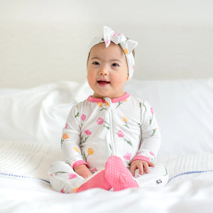 Kyte Baby Zippered Footie / Tulip