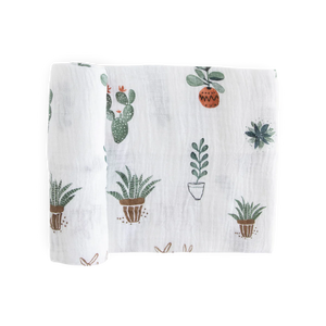 Little Unicorn Cotton Muslin Swaddle / Prickle Pots