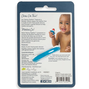 Itzy Ritzy Soothing Silicone Teensy Teether / Hero Pop