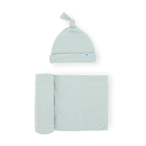 Little Unicorn Stretch Knit Hat & Swaddle Set