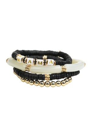 LeLaLo Mama Tubular Bracelet Set