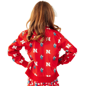 Nebraska Red Herbie Husker Satin Jacket